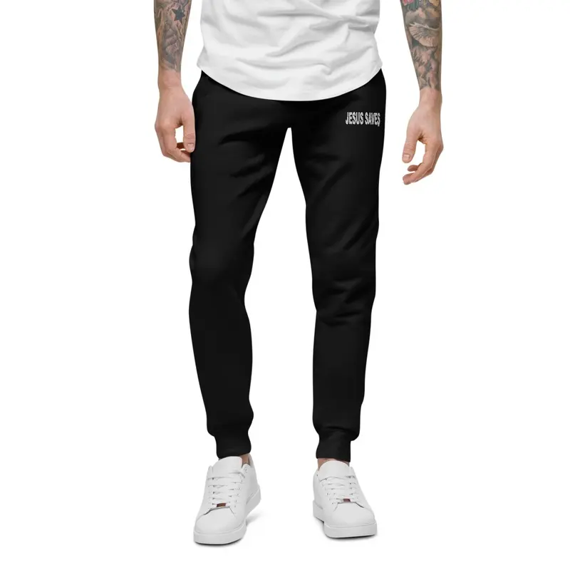 Jesus Saves Logo Joggers